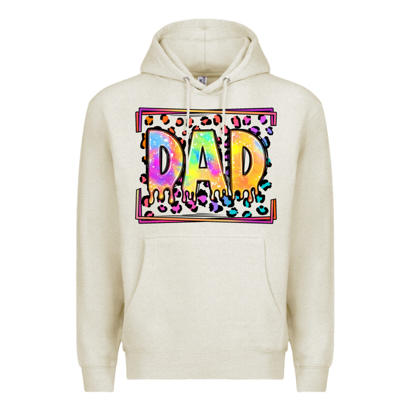 Lgbtq Tie Dye Dad Premium Hoodie by OliviaCreatesArt | Teevron
