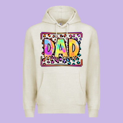 Lgbtq Tie Dye Dad Premium Hoodie Designed By Oliviacreatesart