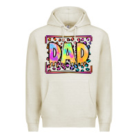 Oatmeal Heather lgbtq tie dye dad Premium Hoodie - OliviaCreatesArt