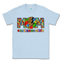 Dusty Blue empowering autism mom life Classic Tee - LillyAllenDesigns