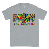 Heather Grey empowering autism mom life Classic Tee - LillyAllenDesigns