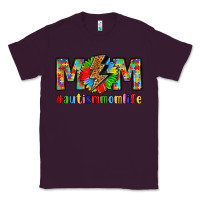 Plum empowering autism mom life Classic Tee - LillyAllenDesigns