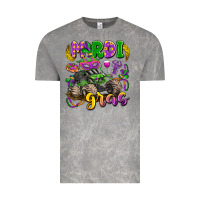 Cloud Rock mardi gras monster truck Vintage Tee - LillyAllenDesigns