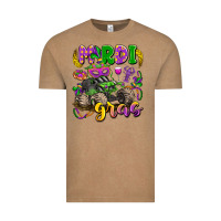 Vintage Coffee mardi gras monster truck Vintage Tee - LillyAllenDesigns