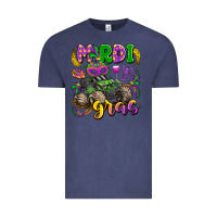 Vintage Denim mardi gras monster truck Vintage Tee - LillyAllenDesigns