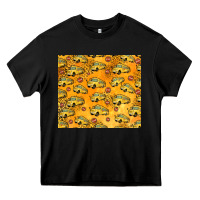 Black school bus pattern tumbler 20oz Heavy Core Tee - Jasminsmagicworld