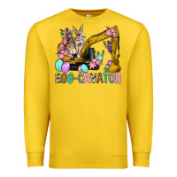 Lemon Egg Cavator Easter Premium Sweatshirt - BundleAndBundleShop