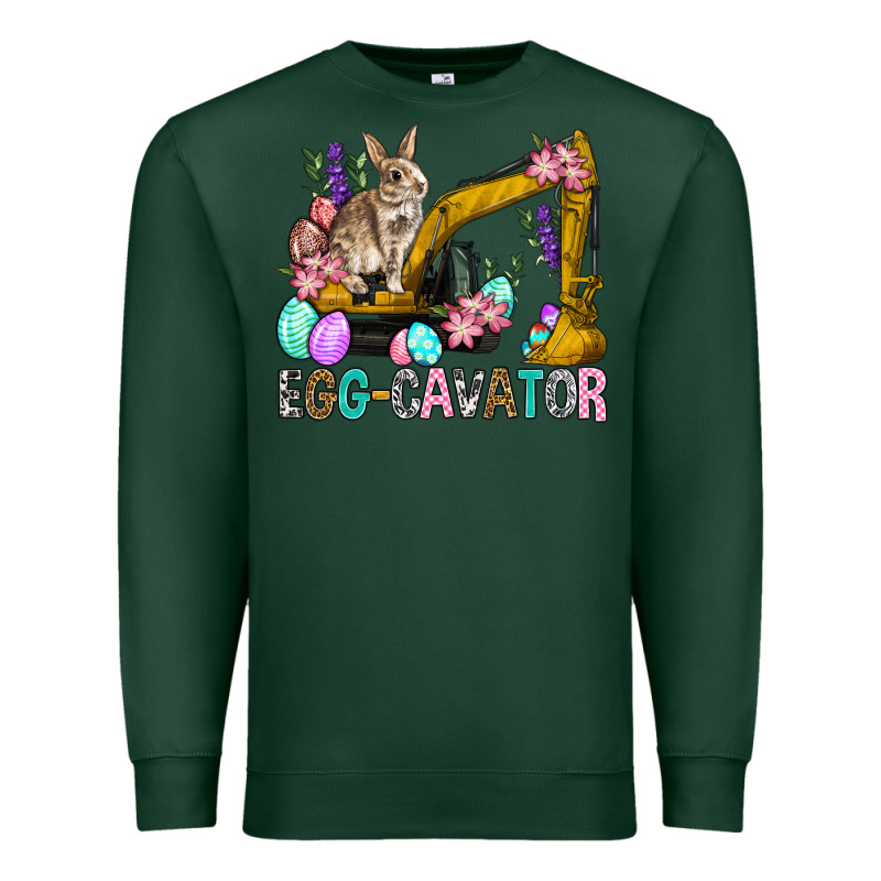 Egg Cavator Easter Premium Sweatshirt by BundleAndBundleShop | Teevron
