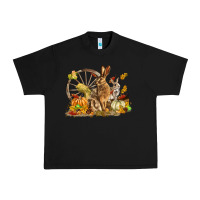 Black Fall Rabbit Urban Heavy Tee - LillyAllenDesigns