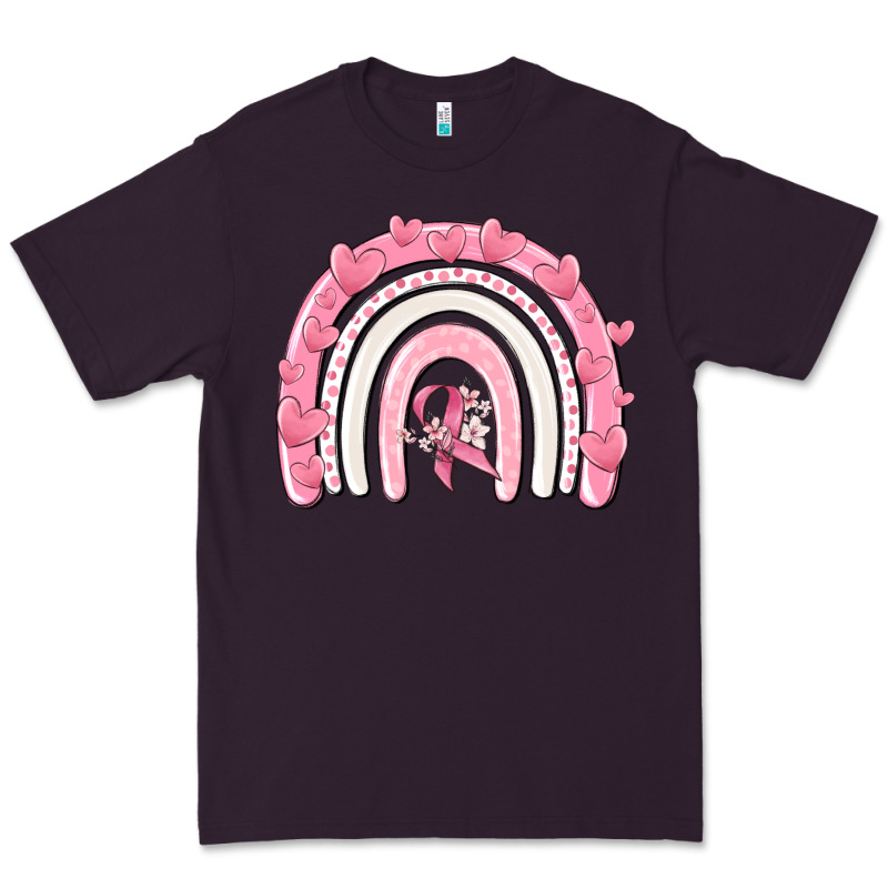 Breast Cancer  Rainbow Premium Tee by MaliasSmallBusiness | Teevron