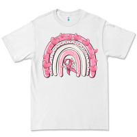 White breast cancer  rainbow Premium Tee - MaliasSmallBusiness