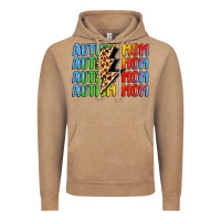 Vintage Coffee autism mom lightning bolt Vintage Hoodie - LillyAllenDesigns