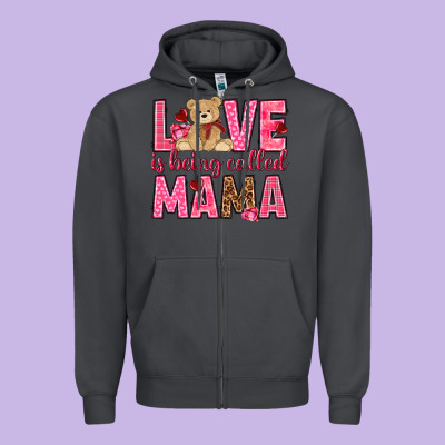 Love Is Being Called Mama Mother's Day Zipper Hoodie Designed By Howdyjamesfarm