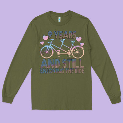 9 Years And Still Enjoying The Ride Long Sleeve Tee Designed By Bettercallsaul