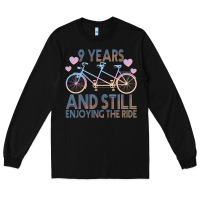 Black 9 Years And Still Enjoying The Ride Long Sleeve Tee - Bettercallsaul
