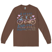 Chestnut 9 Years And Still Enjoying The Ride Long Sleeve Tee - Bettercallsaul