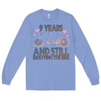 Colony Blue 9 Years And Still Enjoying The Ride Long Sleeve Tee - Bettercallsaul