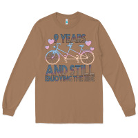 Toasted Coconut 9 Years And Still Enjoying The Ride Long Sleeve Tee - Bettercallsaul