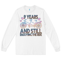 White 9 Years And Still Enjoying The Ride Long Sleeve Tee - Bettercallsaul