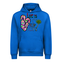Cobalt life is better İn flip flops Urban Hoodie - CowhideDigitalArt