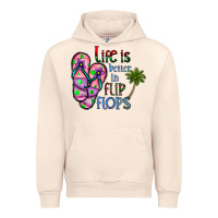 Sandshell life is better İn flip flops Urban Hoodie - CowhideDigitalArt