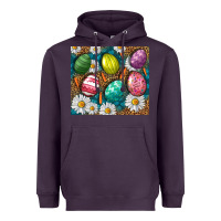 Plum Easter Eggs Tumbler Heavyweight Hoodie - BundleAndBundleShop