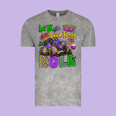 Let The Good Times Roll With Mardi Gras Monster Tr Vintage Tee Designed By Lillyallendesigns