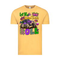 Vintage Mustard let the good times roll with mardi gras monster tr Vintage Tee - LillyAllenDesigns