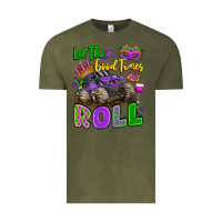 Vintage Olive let the good times roll with mardi gras monster tr Vintage Tee - LillyAllenDesigns