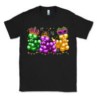 Black mardi gras bead dogs Classic Tee - LillyAllenDesigns