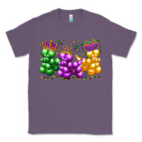 Lavender mardi gras bead dogs Classic Tee - LillyAllenDesigns