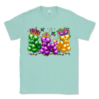 Seafoam mardi gras bead dogs Classic Tee - LillyAllenDesigns