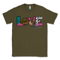 Army Green Love More Classic Tee - SublimationCraftShop