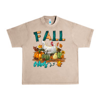 French Oak Fall Vibes Chicken Urban Heavy Tee - LillyAllenDesigns