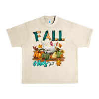 Sandshell Fall Vibes Chicken Urban Heavy Tee - LillyAllenDesigns