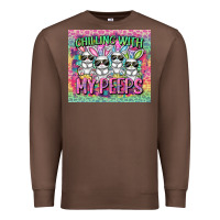Chestnut chilling with my peeps Premium Sweatshirt - FaDigitalArtStudio