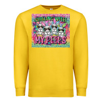 Lemon chilling with my peeps Premium Sweatshirt - FaDigitalArtStudio