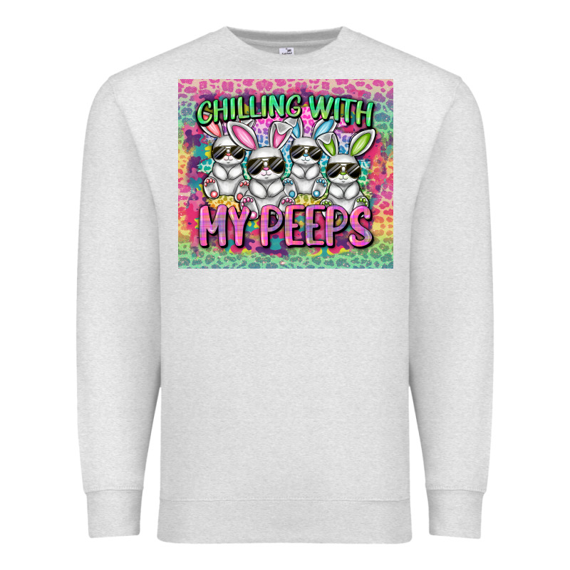 Chilling With My Peeps Premium Sweatshirt by FaDigitalArtStudio | Teevron