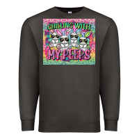 Smoke chilling with my peeps Premium Sweatshirt - FaDigitalArtStudio