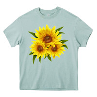 Arona maximillian perennial sunflower Heavy Core Tee - LillyAllenDesigns