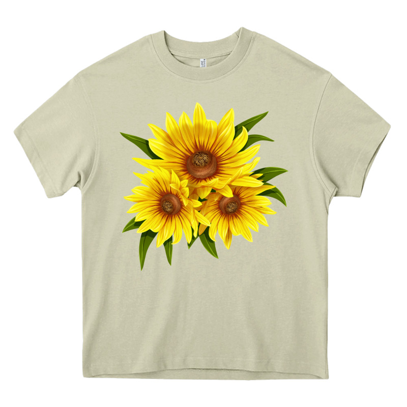 Maximillian Perennial Sunflower Heavy Core Tee by LillyAllenDesigns | Teevron
