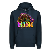 Navy football mini Premium Hoodie - OliviaCreatesArt
