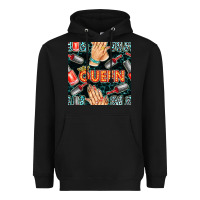 Black nail queen hand and polish with lights and leopard seamless pattern bb Heavyweight Hoodie - BundleAndBundleShop