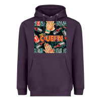 Plum nail queen hand and polish with lights and leopard seamless pattern bb Heavyweight Hoodie - BundleAndBundleShop