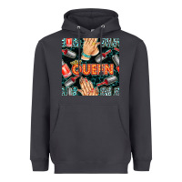 Smoke nail queen hand and polish with lights and leopard seamless pattern bb Heavyweight Hoodie - BundleAndBundleShop