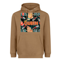 Toasted Coconut nail queen hand and polish with lights and leopard seamless pattern bb Heavyweight Hoodie - BundleAndBundleShop