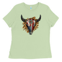 Matcha American Bull Skull Ladies Tee - Jasminsmagicworld