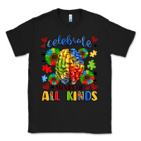 Black celebrate neurodiversity Classic Tee - LillyAllenDesigns