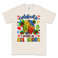 Natural celebrate neurodiversity Classic Tee - LillyAllenDesigns