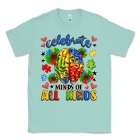 Seafoam celebrate neurodiversity Classic Tee - LillyAllenDesigns